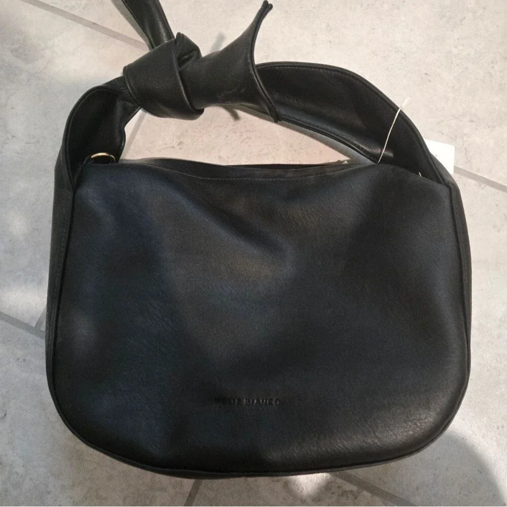 Anthropologie Melie Bianco Bow Bag, Black, Crossbody, Shoulder NWT - Picture 4 of 6